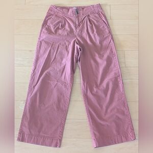 A New Day Wide Leg Chino Pants, Size 8, Terracotta, High Rise, Stretch
